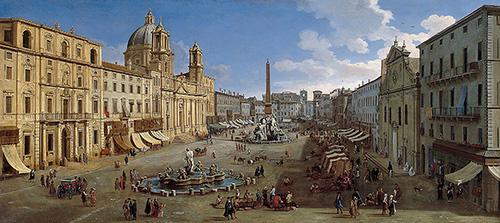 Caspar van Wittel Piazza Navona, Rome by Caspar Van Wittel